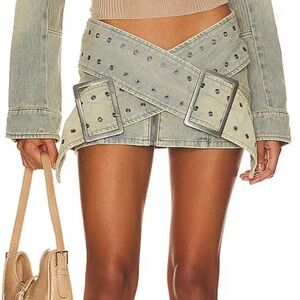 Jaded London Women’s Denim Skirt
